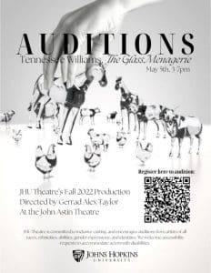 Auditions for The Glass Menagerie