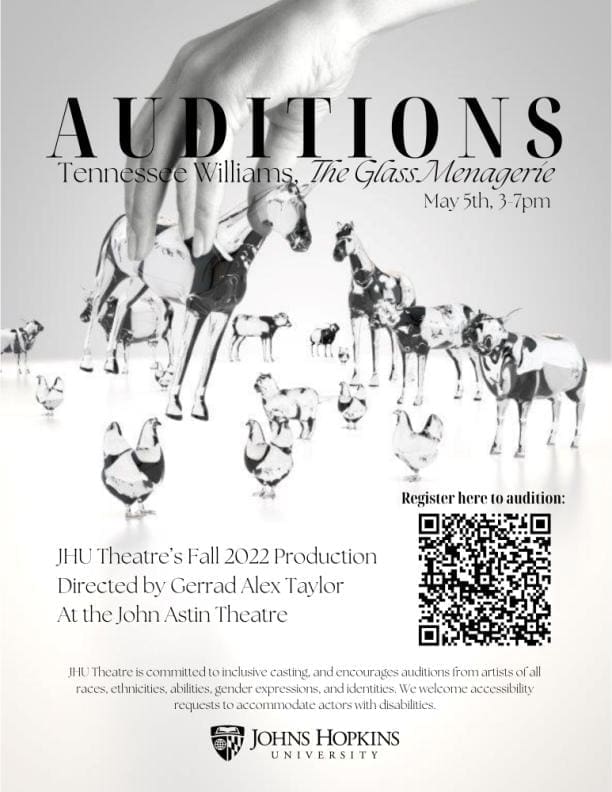 Auditions for The Glass Menagerie