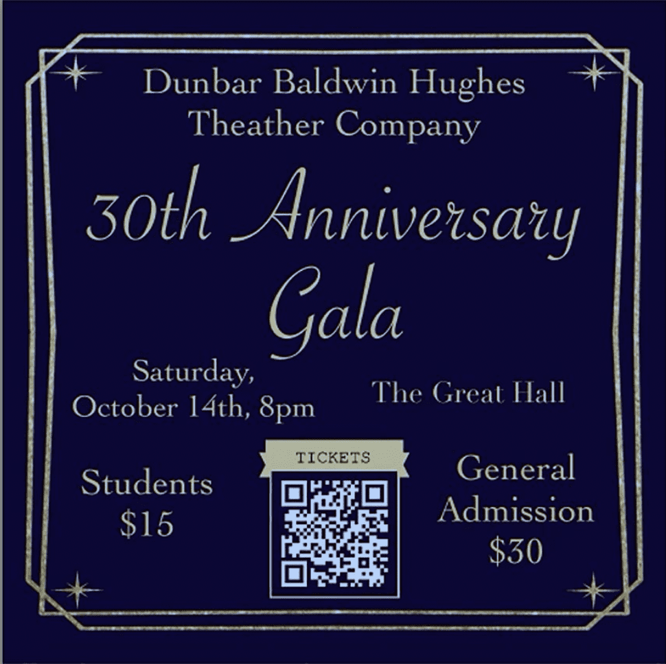 Poster for DBH Gala.