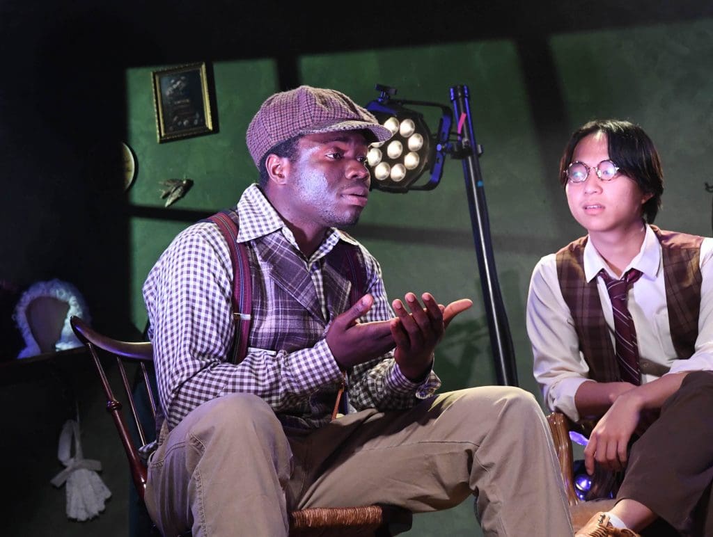 Frank Harris and George Bernard Shaw talk.