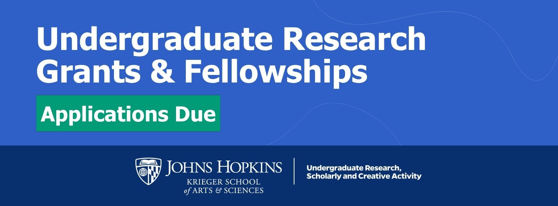 Undergraduate Research Grants & Fellowships Applications Due