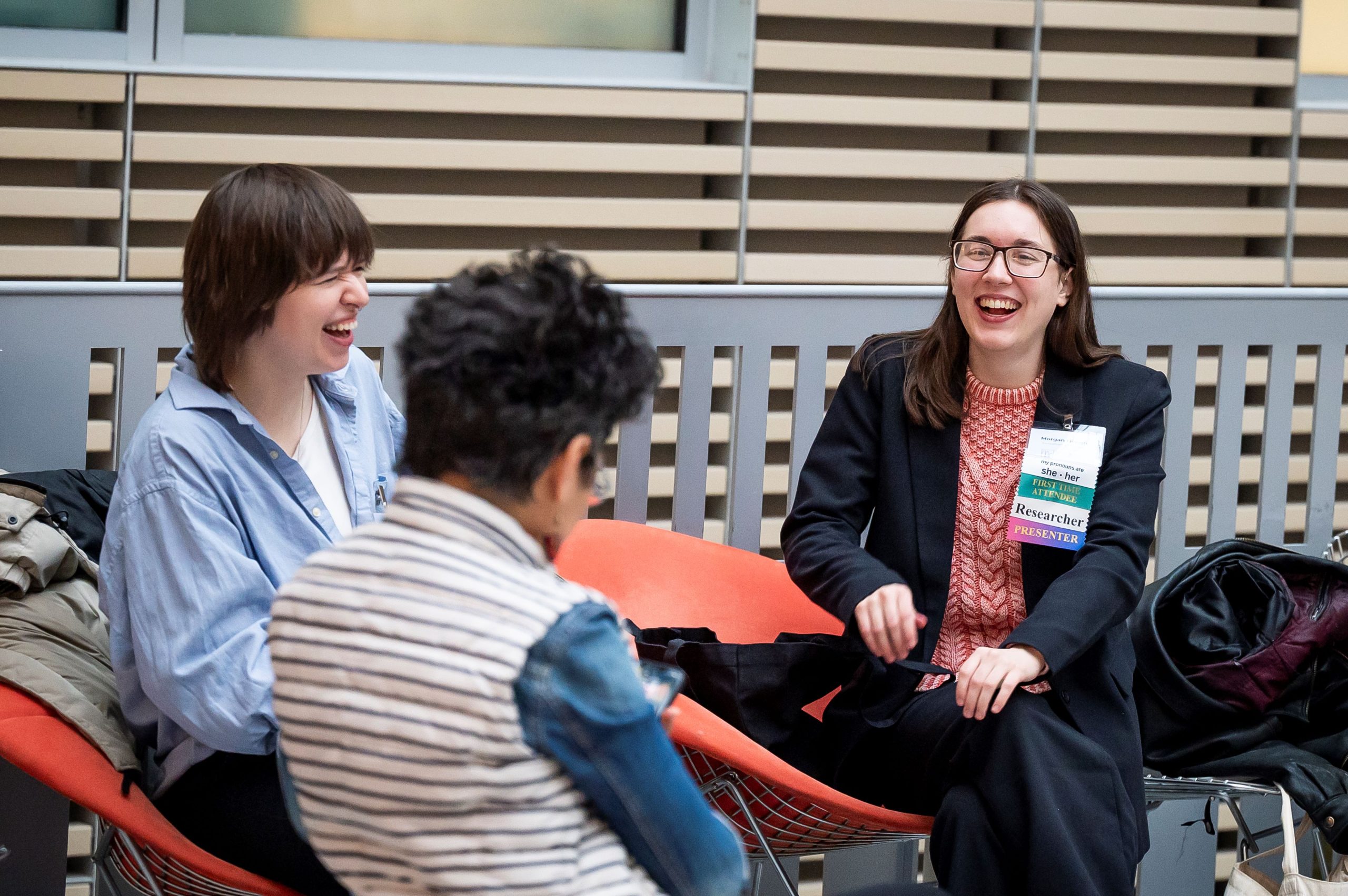 Macksey Symposium participants chatting