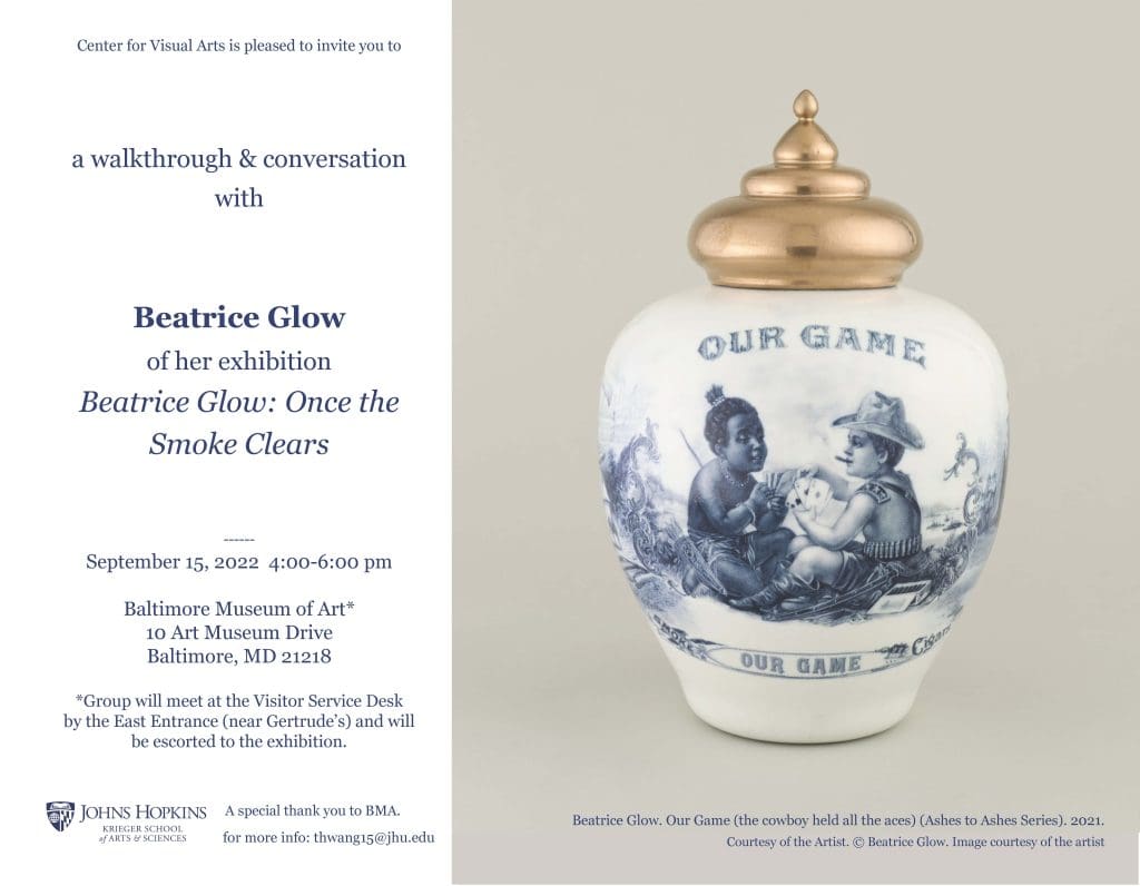 A Conversation with Visiting Artist Beatrice Glow at the BMA