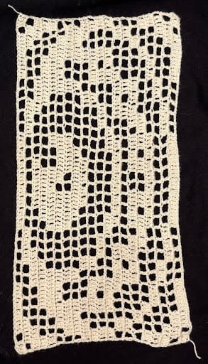 crochet panel