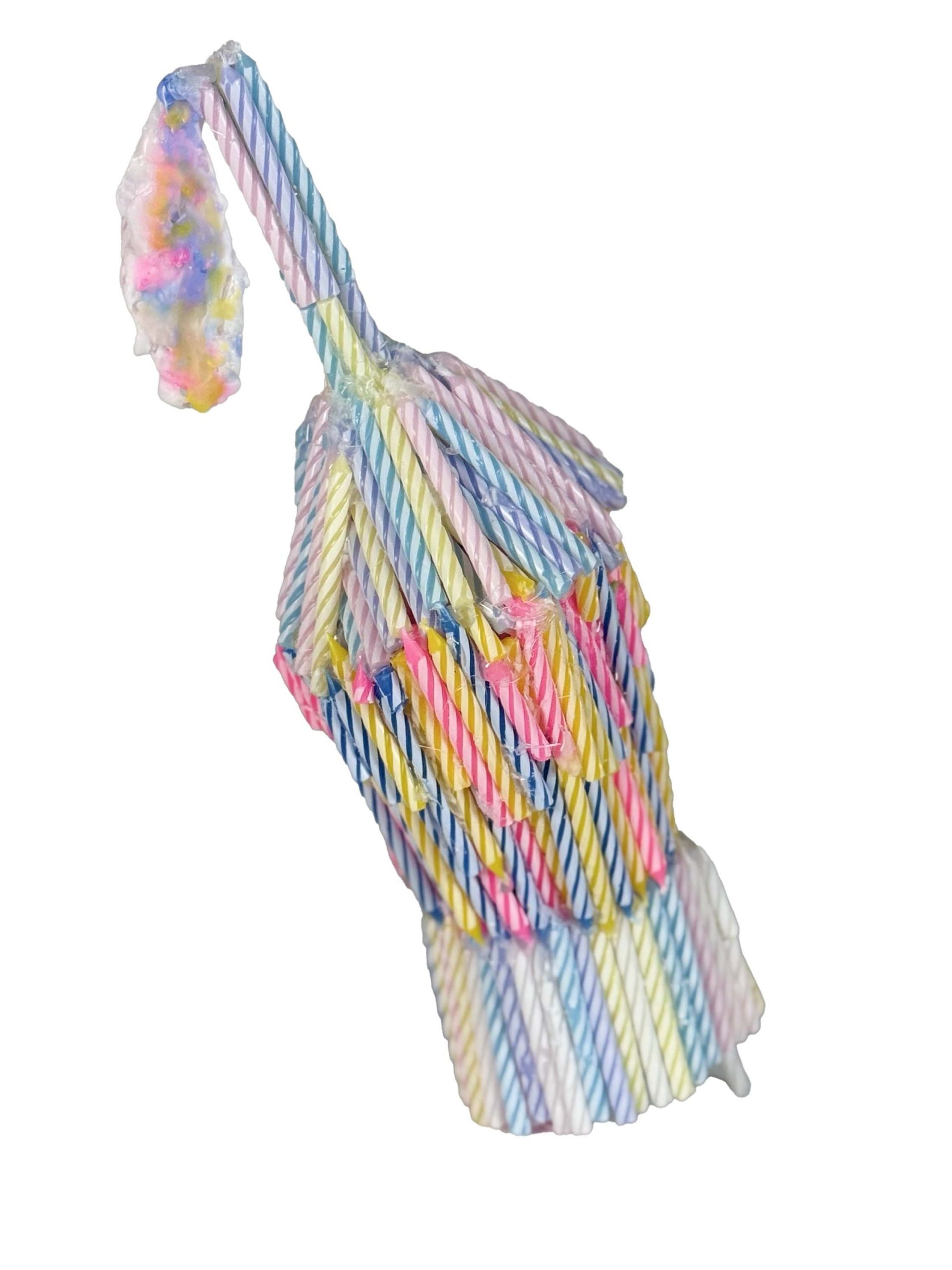 firework made of birthday candles