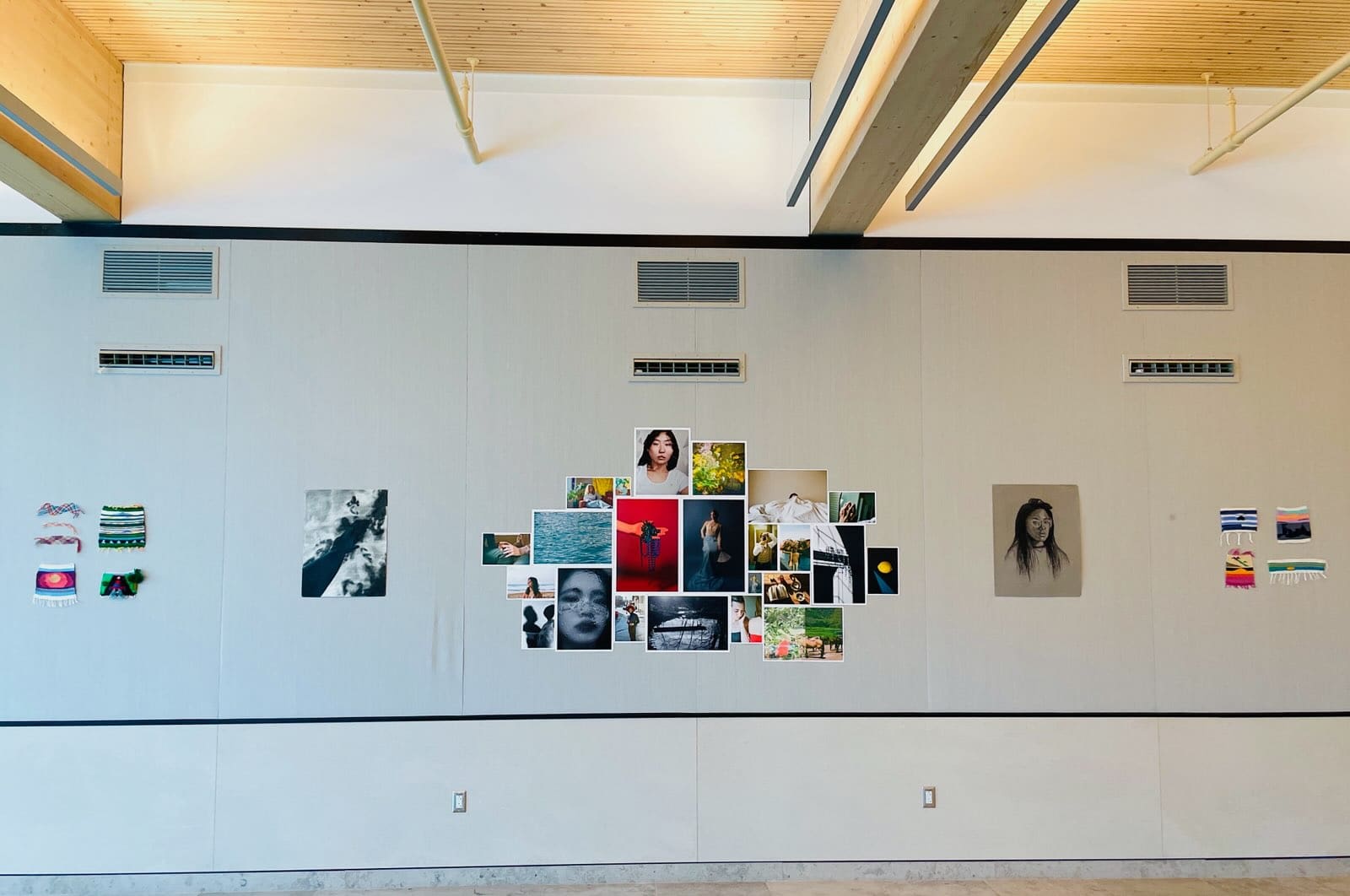 Student Exhibition Art Wall – Bloomberg Student Center