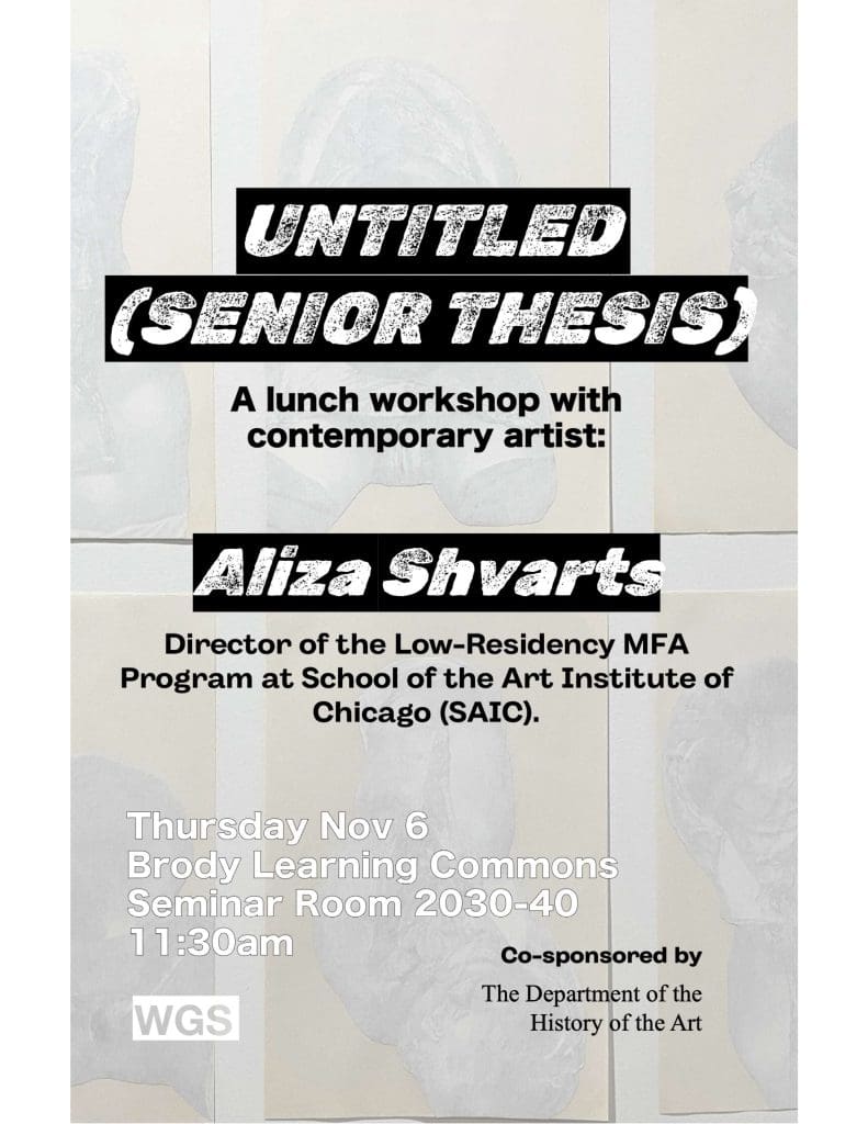 Untitled Senior Thesis poster