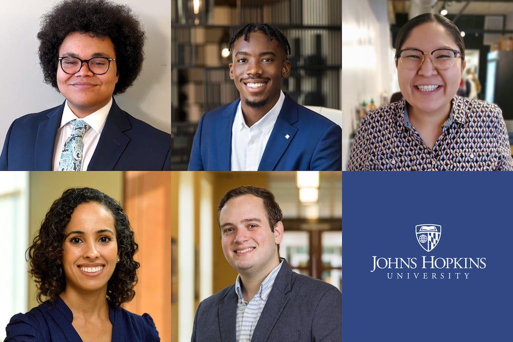 Five Johns Hopkins PhD students inducted into Bouchet Honor Society