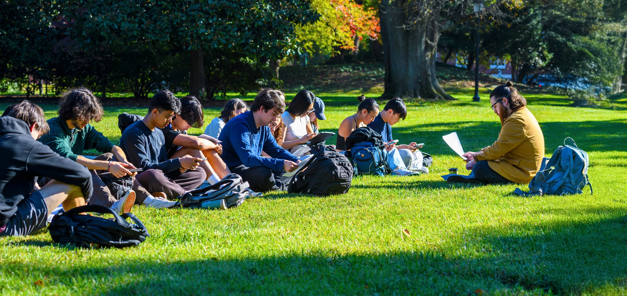 outdoor class on a sunny day