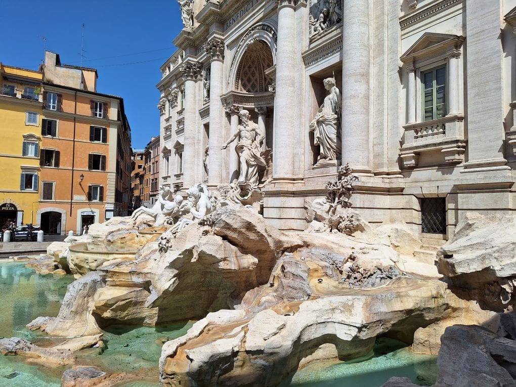Trevi fountain in rome